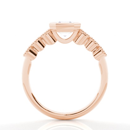 Vintage Diamant-Verlobungsring in Closs-Fassung