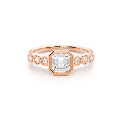 Rose Gold Diamond Engagement Rings