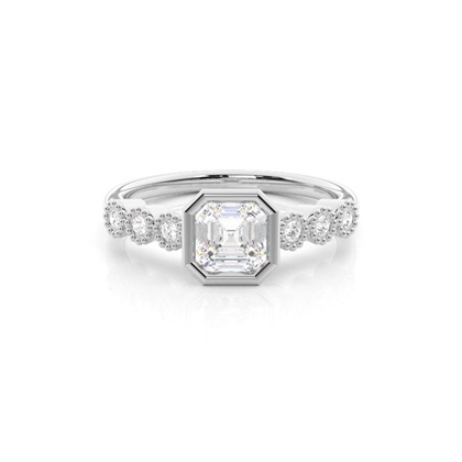 Asscher Diamond Rings