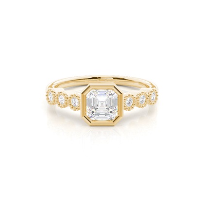 Asscher Diamond Rings