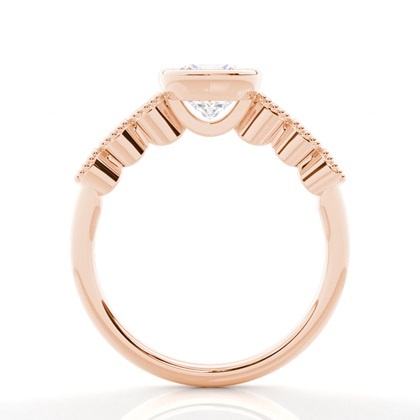 Vintage Diamant-Verlobungsring in Closs-Fassung