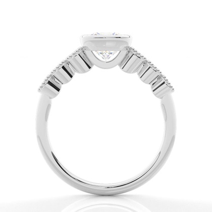 Vintage Diamant-Verlobungsring in Closs-Fassung