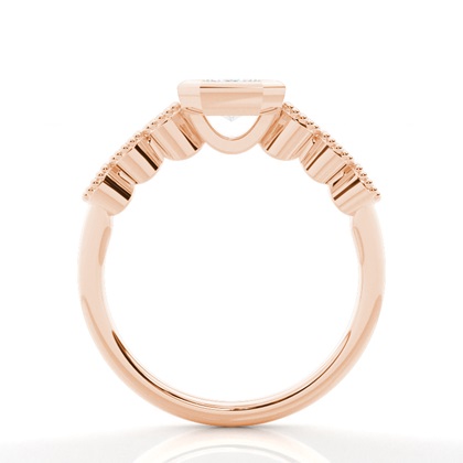 Vintage Diamant-Verlobungsring in Closs-Fassung