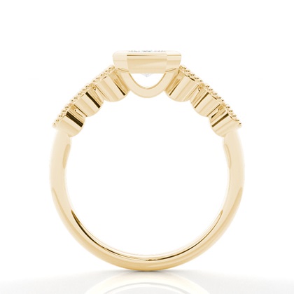 Vintage Diamant-Verlobungsring in Closs-Fassung