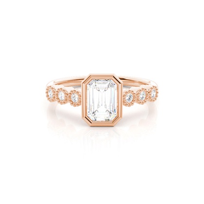 Emerald Cut Diamond Engagement Rings