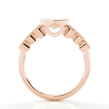 Vintage Diamant-Verlobungsring in Closs-Fassung