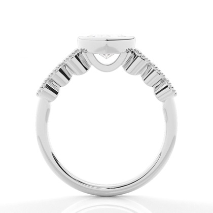 Vintage Diamant-Verlobungsring in Closs-Fassung