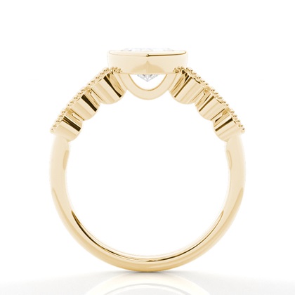 Vintage Diamant-Verlobungsring in Closs-Fassung