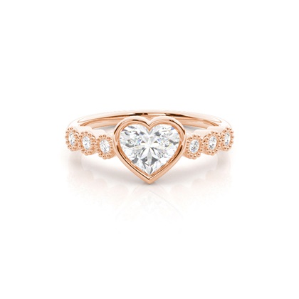 Rose Gold Diamond Engagement Rings