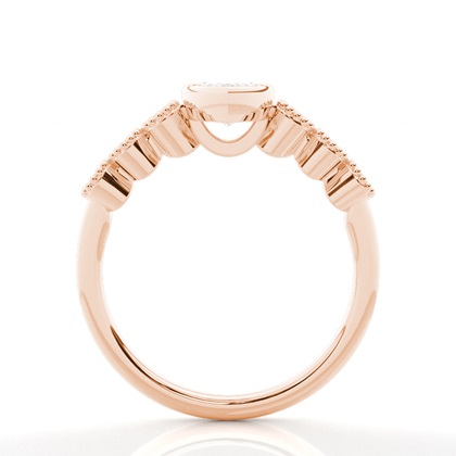 Vintage Diamant-Verlobungsring in Closs-Fassung