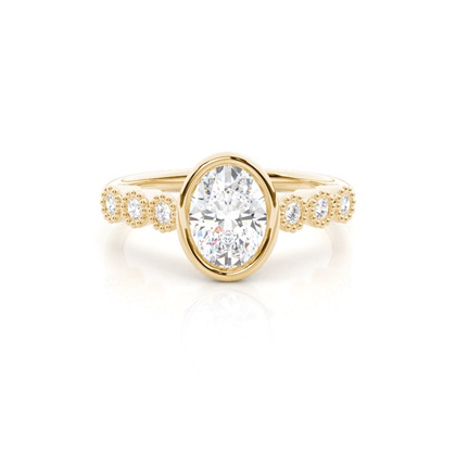 Oval Cut Diamond Rings