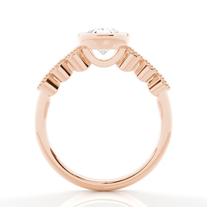 Vintage Diamant-Verlobungsring in Closs-Fassung