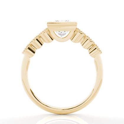 Vintage Diamant-Verlobungsring in Closs-Fassung