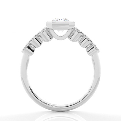 Vintage Diamant-Verlobungsring in Closs-Fassung