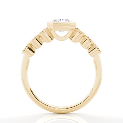 Vintage Diamant-Verlobungsring in Closs-Fassung