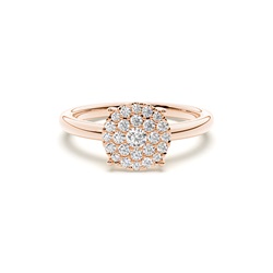 Diamond Cluster Engagement Rings