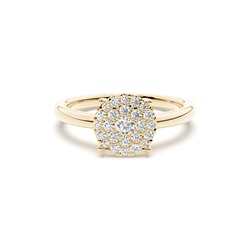 Diamant Cluster Verlobungsringe
