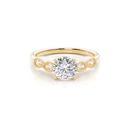 Yellow Gold Diamond Engagement Rings