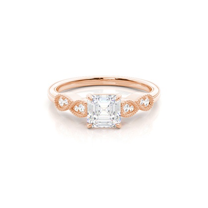 Rose Gold Diamond Engagement Rings