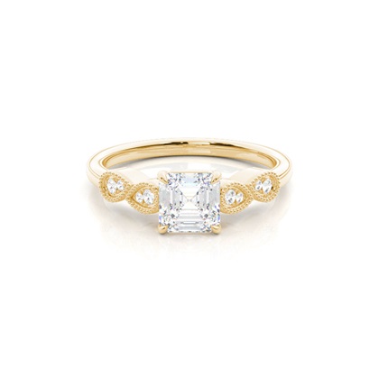 Asscher Diamond Rings