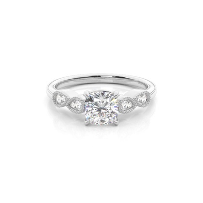 Cushion Cut Diamond Engagement Rings