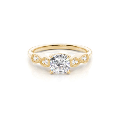 Cushion Cut Diamond Engagement Rings
