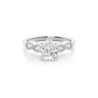 Pear Shaped Diamond Engagement Rings