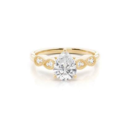Yellow Gold Diamond Engagement Rings