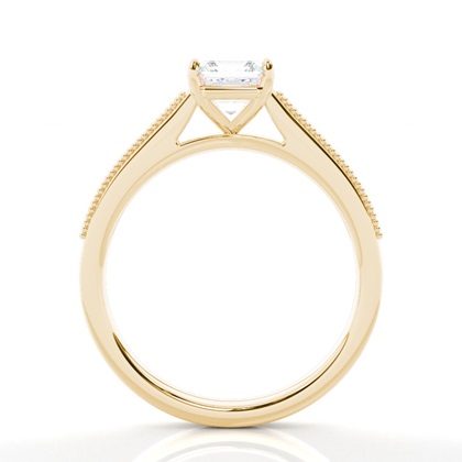 Vintage Baguette-Diamanten Verlobungsring