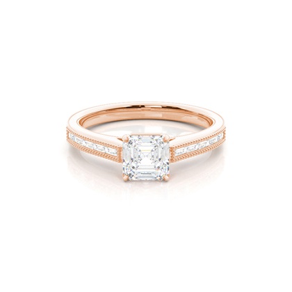 Rose Gold Diamond Engagement Rings