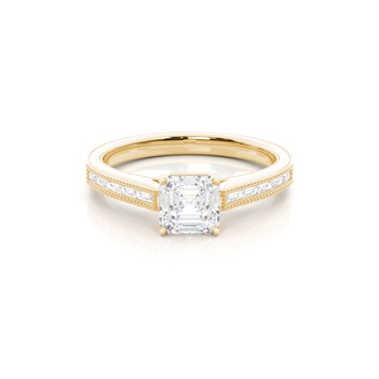 Asscher Diamond Rings