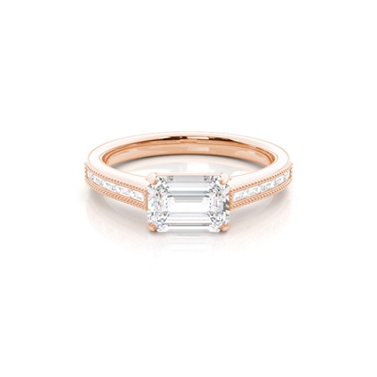 Rose Gold Diamond Engagement Rings