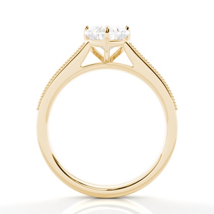 Vintage Baguette-Diamanten Verlobungsring