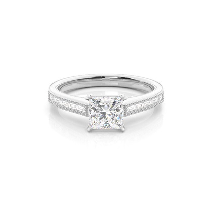 Princess Cut Diamond Engagement Rings