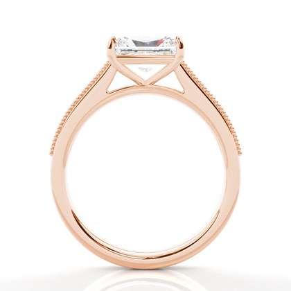 Vintage Baguette-Diamanten Verlobungsring