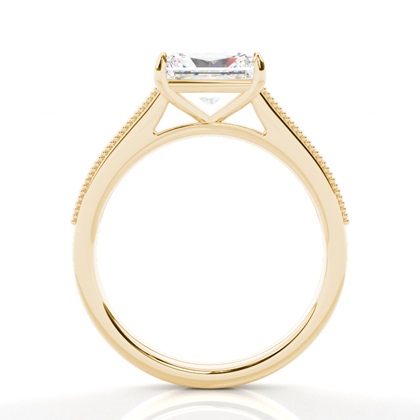 Vintage Baguette-Diamanten Verlobungsring