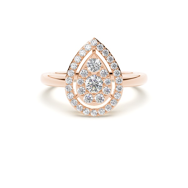 Diamond Cluster Engagement Rings
