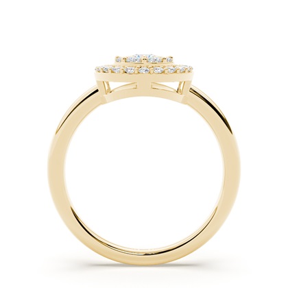 Diamant Cluster Verlobungsringe