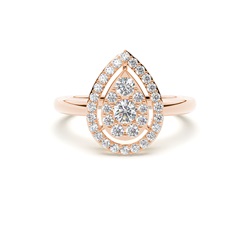 Diamond Cluster Engagement Rings