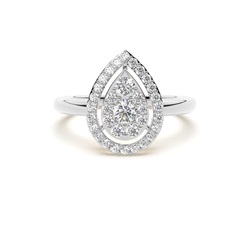 Diamond Cluster Engagement Rings