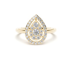 Diamond Cluster Engagement Rings