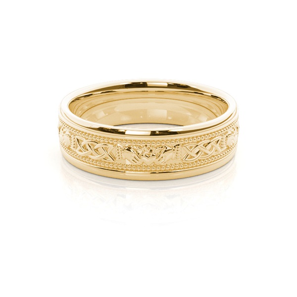 Men's Claddagh Wedding Rings