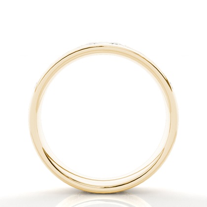 Men's Two Tone Claddagh Wedding Rings