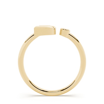 Initial Diamond Delicate Ring