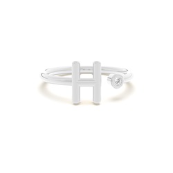 Diamantring mit Initialen