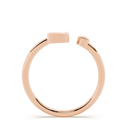 Round Rose Gold Everyday Diamond Rings