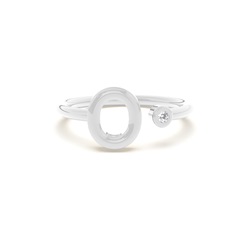 Initial Diamant Delikat Ring
