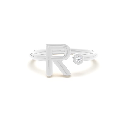 Silver Diamond Rings
