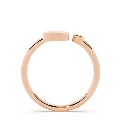 Rotgold Ringe für den Alltag Diamantringe