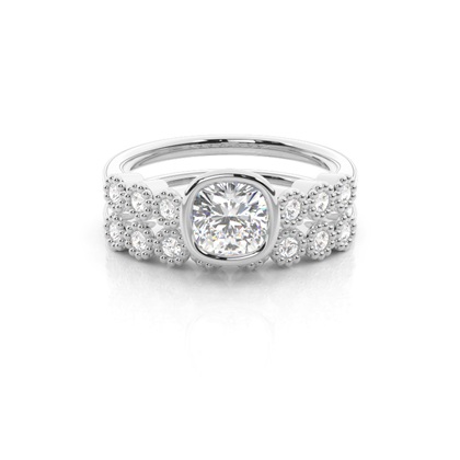 Cushion Cut Diamond Engagement Rings